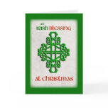 Irish Blessings at Christmas Greeting Cards