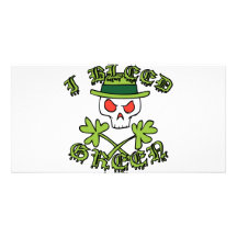 Irish Blood Custom Photo Card