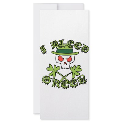 Irish Blood Rack Card Template by boltzdesignz