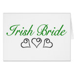 Irish Bride Greeting Card