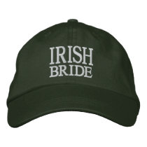 Irish Bride Wedding Cap Embroidered Hat