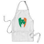 Irish Buckler Shamrock aprons