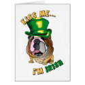 Irish Bulldog Card