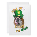 Irish Bulldog Invitation