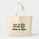 Irish By Marriage Drinker By Nature 2 Canvas Bag