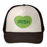 Irish Candy Heart Mesh Hat