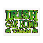Irish Car Bomb Team Postcard