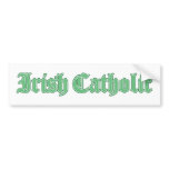 Irish Catholic Bumper Sticker bumper stickers
