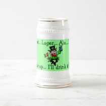 Irish Celtic Leprechaun Drinking Stein mugs