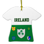Irish Ceramic Sports Shirt Decoration