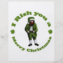 Irish Christmas Custom Flyer