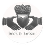 Irish Claddagh Love Symbol Stickers