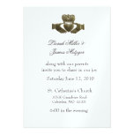 Irish Claddagh Wedding Invitation