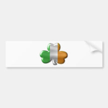 irish clover bumper stickers