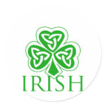 Irish Clover design stickers