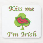 irish.clover.kissme mousepads