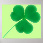 Irish Clover Poster posters