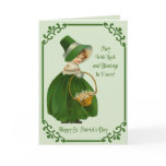 Irish Colleen Greeting Card