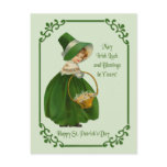Irish Colleen Postcard