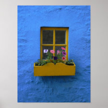 Irish Cottage Windowbox Poster