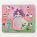 Irish Cupcake Princess Painting mousepads