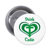 Irish Cutie Pinback Buttons