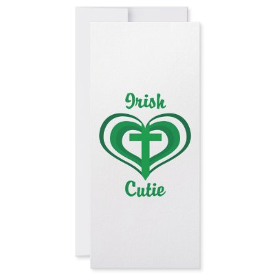 Irish Cutie Custom Rack Cards by EthnoShirts