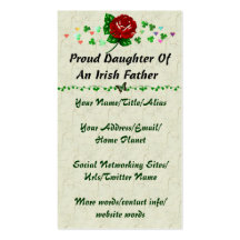 Irish Dad Business Card Template