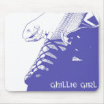 Irish Dance Ghillie Girl Purple mousepads
