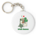Irish dance heart keychains