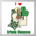 Irish dance heart posters