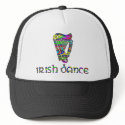 Irish Dance Rainbow Colours Harp of Ireland Hat