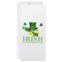 IRISH DOWN TO MY TOES rack cards