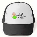 Irish Drinking Crew Beer And Clover hats