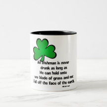 Irish Drinking Saying 4 - Mug/Stein