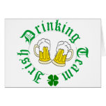 Irish Drinking Team Beer n sham Cards
