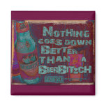 IRISH DRINKING TEAM:  BIERBITZCH GRUNGE REFRIGERATOR MAGNET