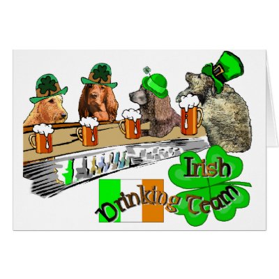 Irish Drinking Team Cards by Springdaleshops