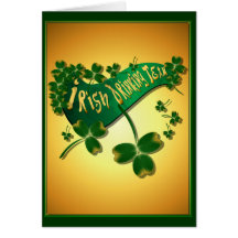Irish Drinking Team Card