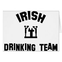 Irish Drinking Team Card