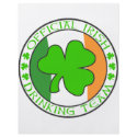 Irish Drinking Team flyers