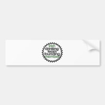 Irish Drinking Team Founding Member Bumper Sticker