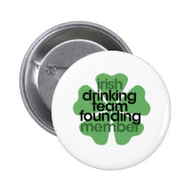 Irish Drinking Team Founding Member Clover Buttons