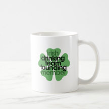 Irish Drinking Team Founding Member Clover Mug
