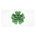 Irish Drinking Team Founding Member Clover photo cards