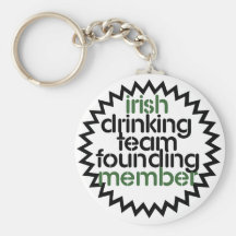 Irish Drinking Team Founding Member Keychain
