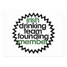 Irish Drinking Team Founding Member Post Cards