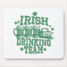 Irish Drinking Team Gear Mouse Mats