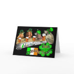 Irish Drinking Team St Patricks Day cards