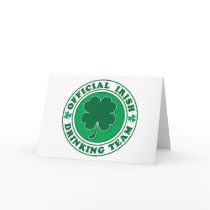 Irish Drinking Team/St. Patrick's Day Greeting Cards